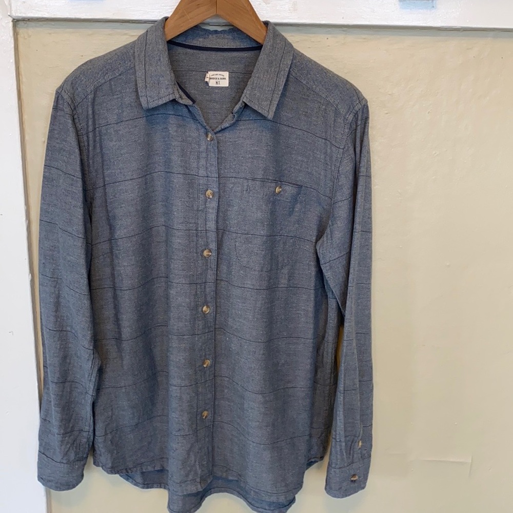 Bridge & Burn Grey Striped Shirt